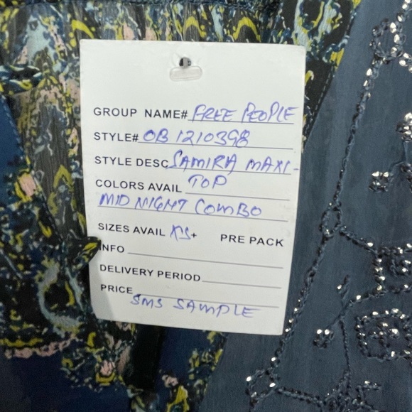 Free People Samira Maxi Top in Floral - Picture 11 of 14